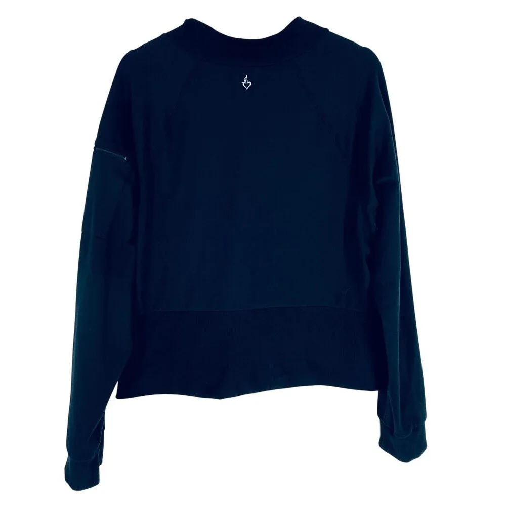 Torrid Womens Super Soft Black Performance Jersey Knit Funnel Neck Zip Jacket 1X - Picture 5 of 8